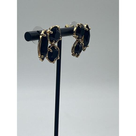 Kate spade New York Desert Stone Cluster Black Glass Gold Tone Stud
Earrings - Picture 4 of 14